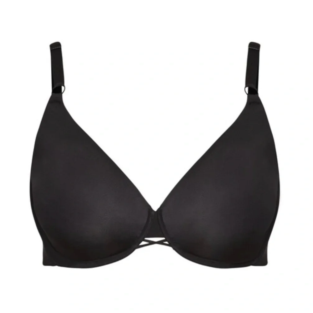 Avenue Body Perfect Back Smoother Bra Black 44D Black Underwire New NWT Everyday